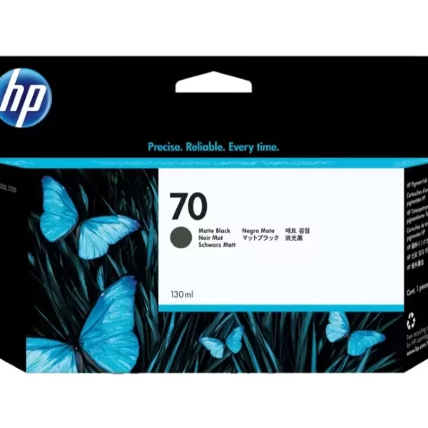 Cartucho de tinta original preto fosco HP 70 - C9448A