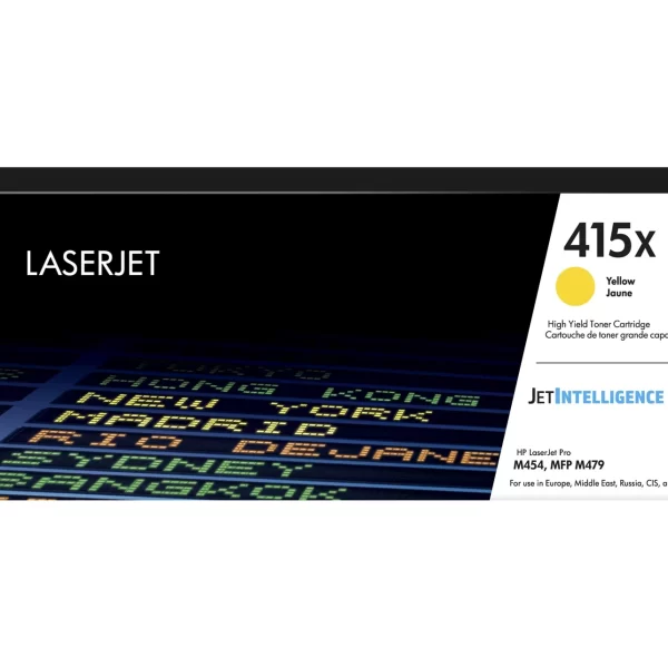 Cartucho de Toner HP W2032X Amarelo Original - 415X