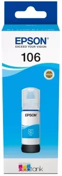 Frasco de tinta original Epson 106 cyan - C13T00R240