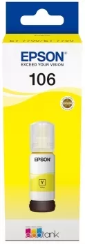 Frasco de tinta original amarelo Epson 106 - C13T00R440