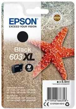 Cartucho de tinta preto original Epson 603XL - C13T03A14010
