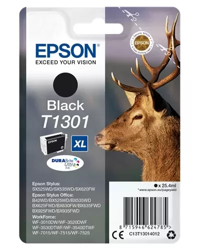 Cartucho de tinta preto original Epson T1301 - C13T13014012