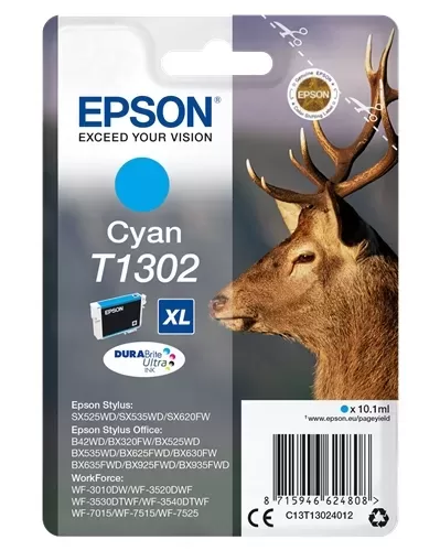 Cartucho de tinta original Epson T1302 cyan - C13T13024012