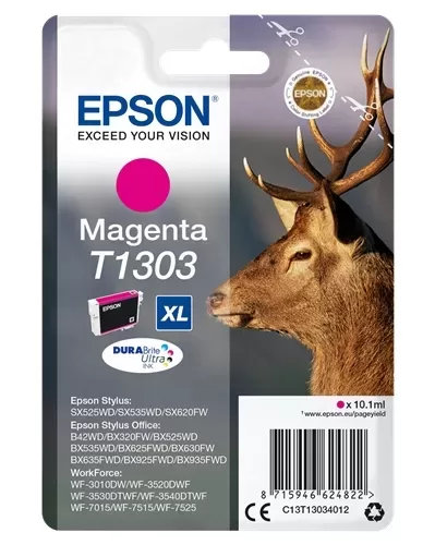 Cartucho de Tinta Original Epson T1303 Magenta - C13T13034012