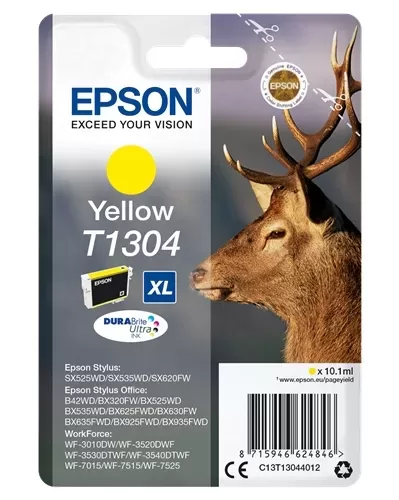 Cartucho de tinta amarelo original Epson T1304 - C13T13044012