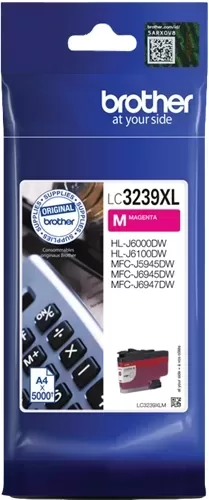 Cartucho de Tinta Brother LC3239XL Magenta Original - LC3239XLM