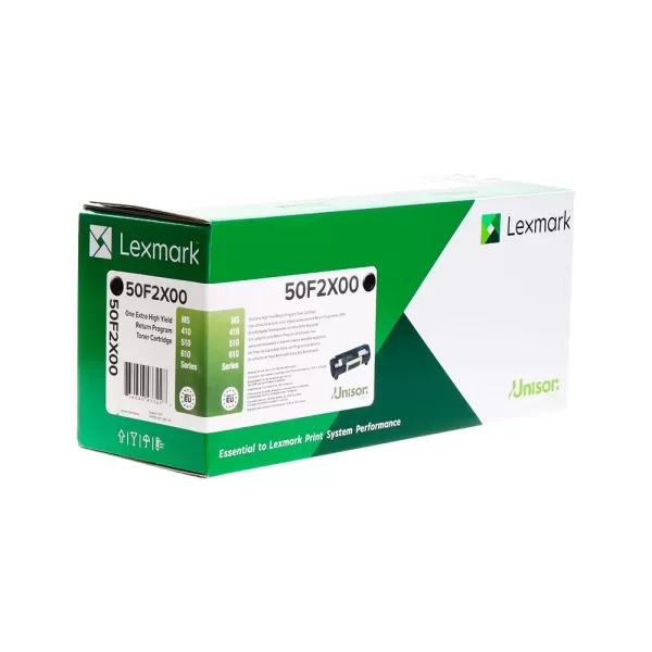 Lexmark MS410/MS415/MS510/MS610 Preto Cartucho de Toner Original - 50F2X00/502X