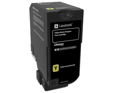 Cartucho de Toner Lexmark CS720/CS725/CX725 Amarelo Original - 74C20Y0