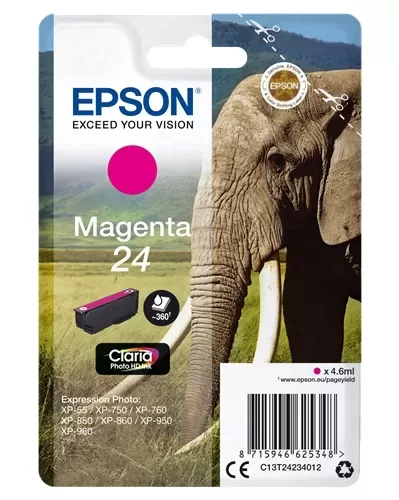 Cartucho de tinta original magenta Epson T2423 (24) - C13T24234012