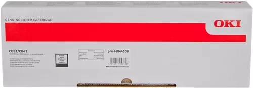 OKI C831/C841 Preto Cartucho de Toner Original - 44844508