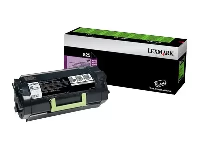 Cartucho de toner original preto Lexmark MS810/MS811/MS812 - 52D2000/522