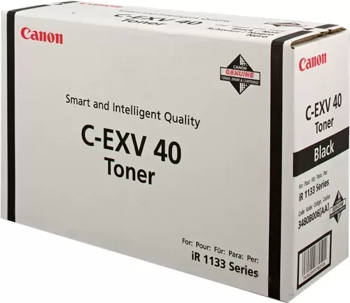 Cartucho de toner original preto Canon CEXV40 - 3480B006