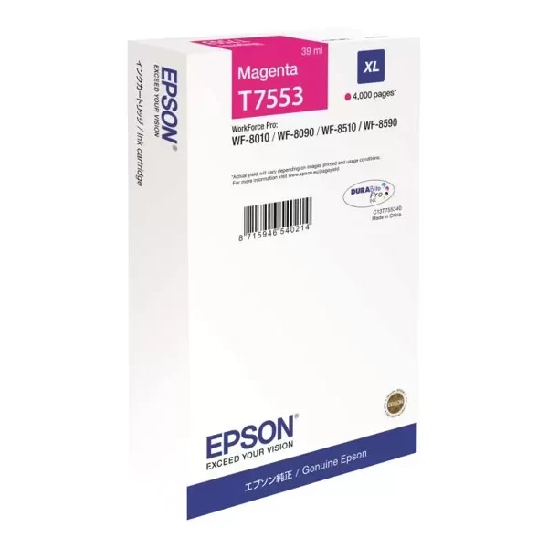 Cartucho de tinta original magenta Epson T7553 - C13T755340