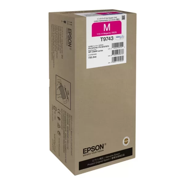 Cartucho de tinta original magenta Epson T9743 - C13T974300
