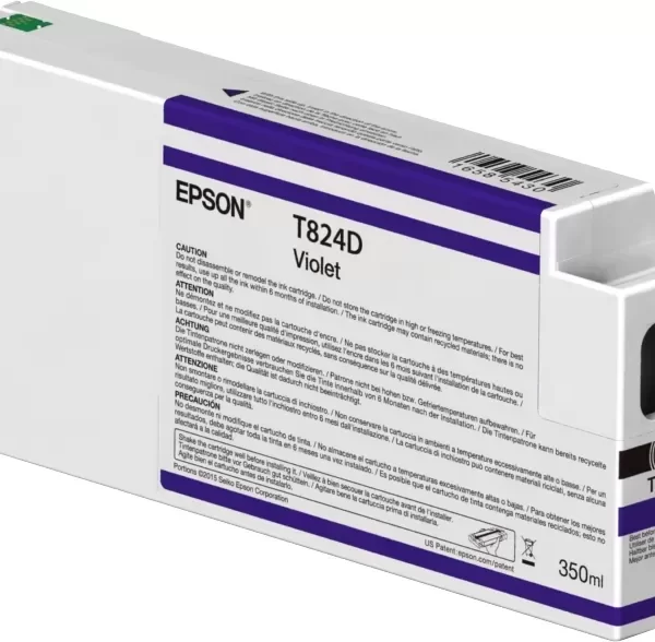 Epson T824D Violeta Cartucho de Tinta Original - C13T824D00