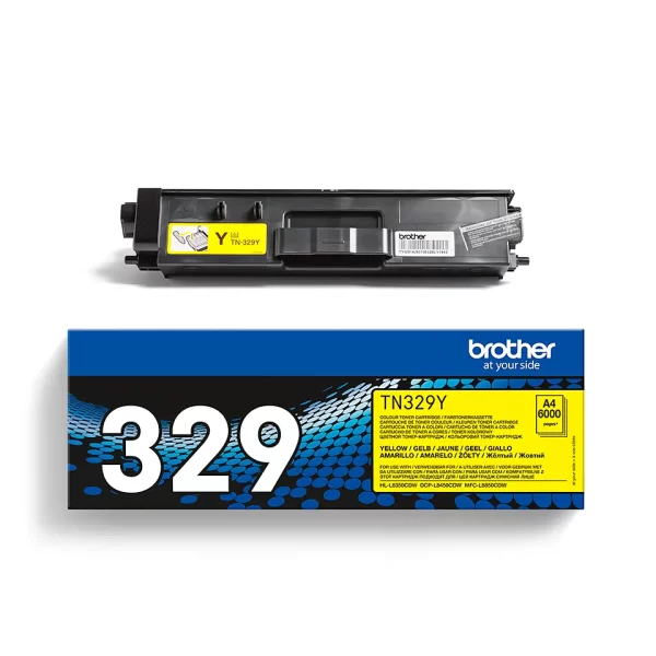 Cartucho de Toner Brother TN329 Amarelo Original - TN329Y