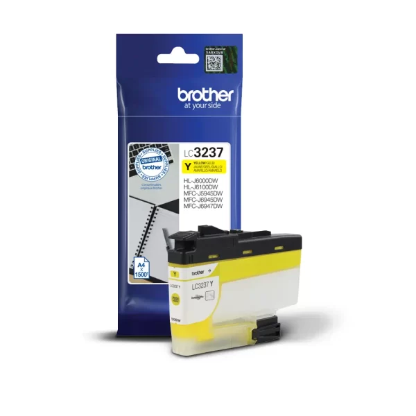Brother LC3237 Amarelo Cartucho de Tinta Original - LC3237Y