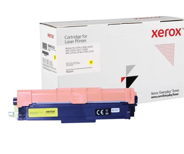 Cartucho de toner genérico amarelo Xerox Everyday Brother TN247/TN243 - Substitui TN247Y/TN243Y