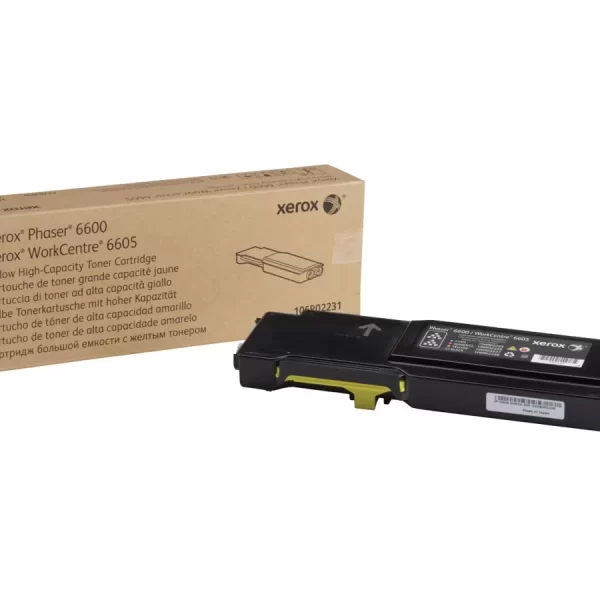 Xerox Phaser 6600/WorkCentre 6605 Amarelo Cartucho de Toner Original - 106R02231