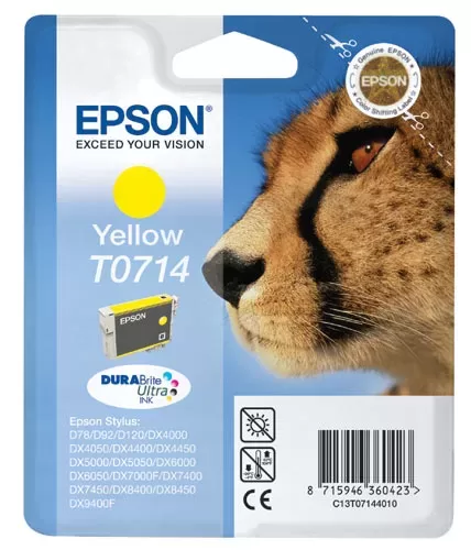 Cartucho de tinta amarelo original Epson T0714 - C13T07144012