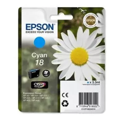 Cartucho de tinta original Epson T1802 (18) cyan - C13T18024012
