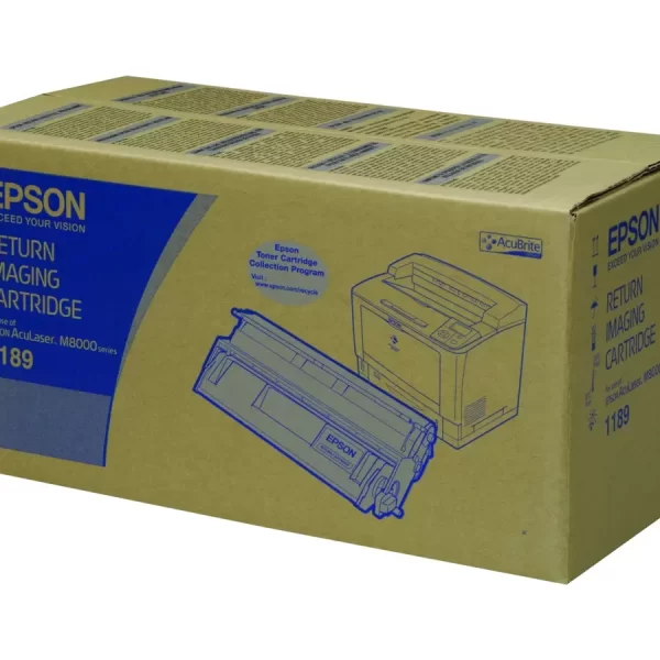 Cartucho de toner original Epson Aculaser M8000 preto - C13S051189