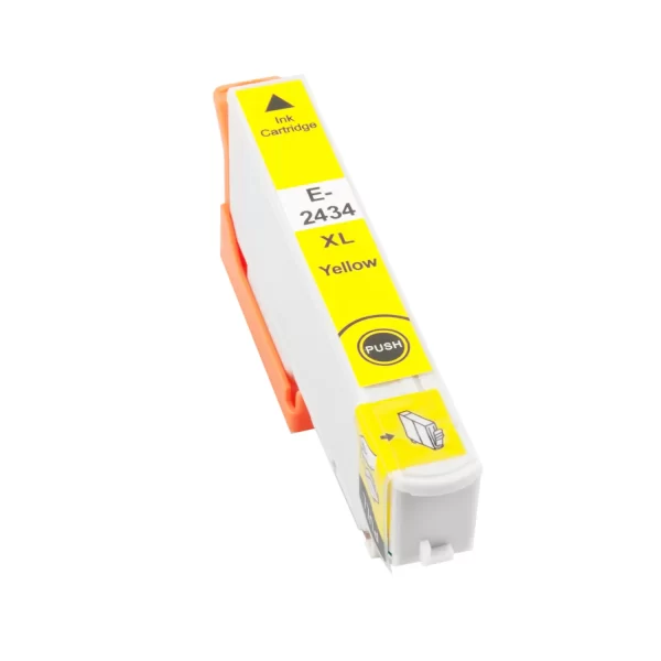 Cartucho de tinta amarela Epson T2434/T2424 (24XL) genérico - substitui C13T24344012/C13T24244012