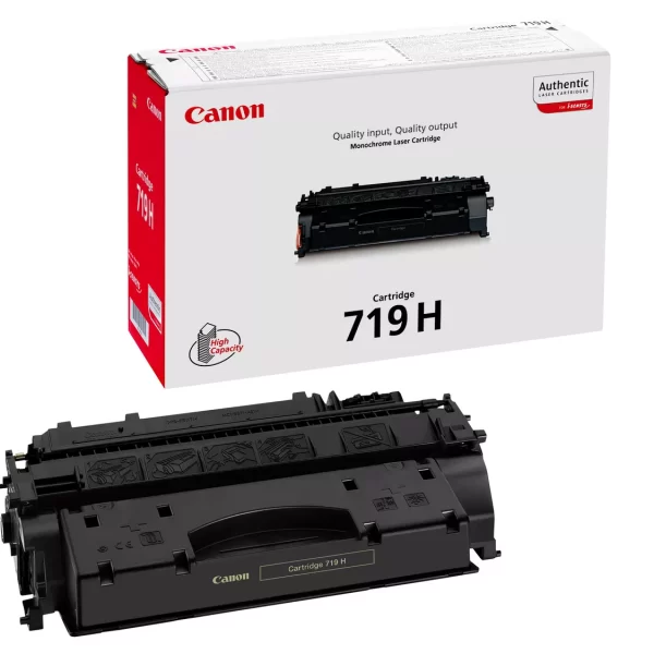 Cartucho de toner original preto Canon 719H - 3480B012/3480B002