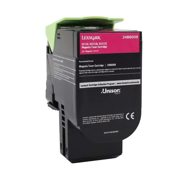 Cartucho de Toner Lexmark C2132/XC2130/XC2132 Magenta Original - 24B6009