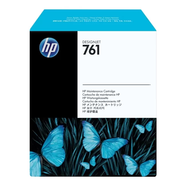 Cartucho de Manutenção de Limpeza Original HP 761 Transparente - CH649A
