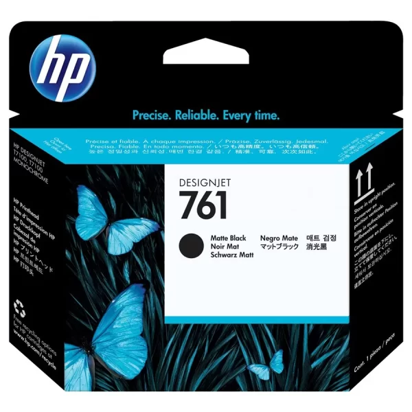 Cabeça de impressão original HP 761 - preto fosco - CH648A
