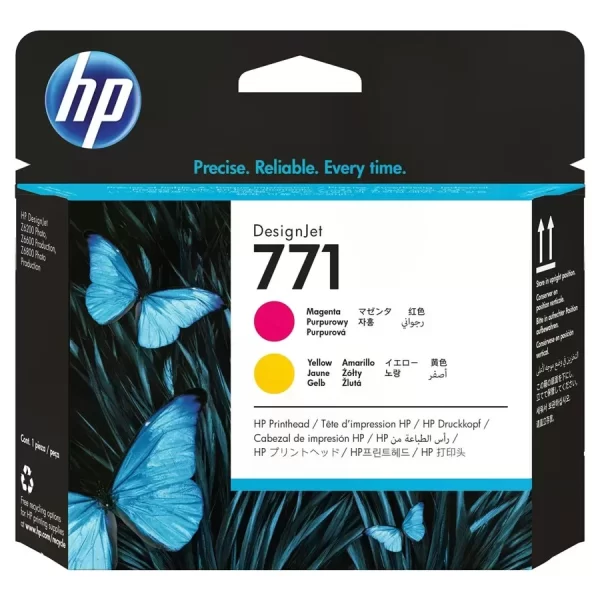 Cabeça de impressão original HP 771 - magenta, amarelo - CE018A
