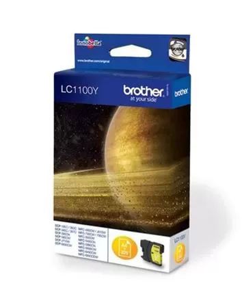 Cartucho de tinta original amarelo Brother LC1100 - LC1100Y