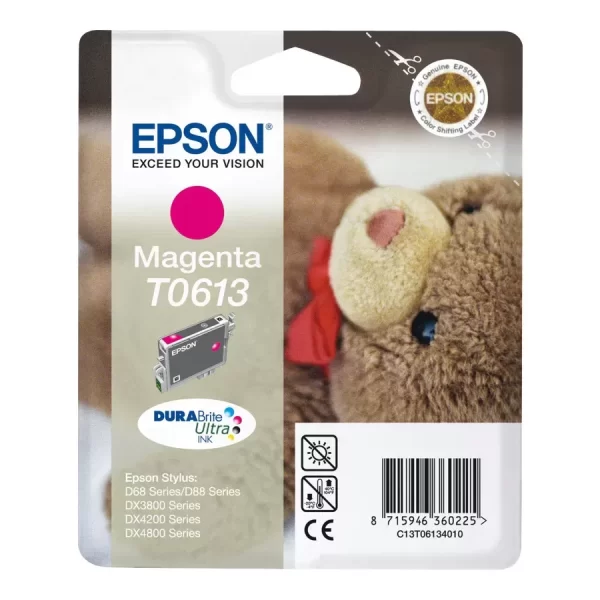 Cartucho de Tinta Original Epson T0613 Magenta - C13T06134010