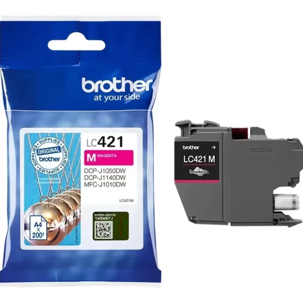 Cartucho de Tinta Brother LC421 Magenta Original - LC421M