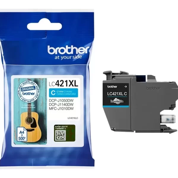 Cartucho de Tinta Brother LC421XL cyan Original - LC421XLC