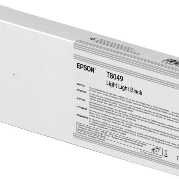 Epson T8049 Preto Light Light Cartucho de Tinta Original - C13T804900