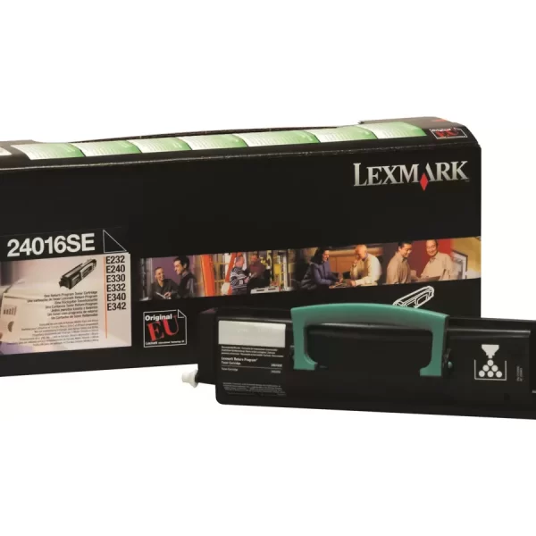 Lexmark E230/E240/E330 Preto Cartucho de Toner Original - 24016SE