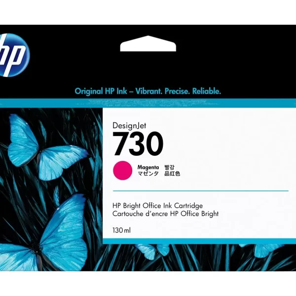 Tinteiro HP 730 Magenta Original - P2V63A