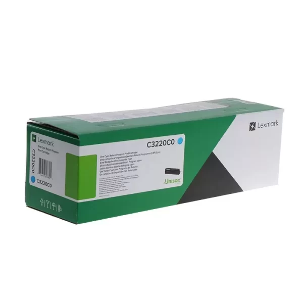Cartucho de toner original cyan Lexmark C3324/C3326/MC3224/MC3326/MC3426 - C3220C0