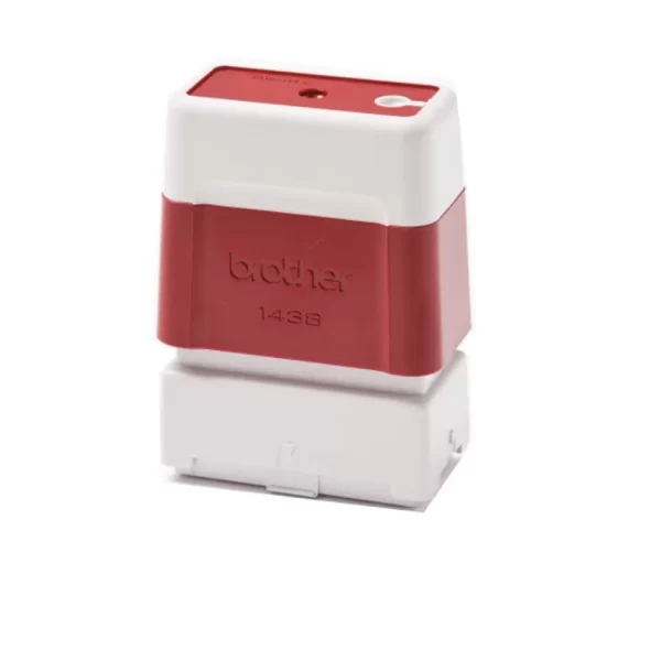 Brother PR1438R6P Pacote com 6 suportes de selos originais - 14x38mm - cor vermelha