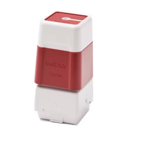 Brother PR2020R6P Pacote com 6 suportes de carimbos originais - 20x20mm - cor vermelha