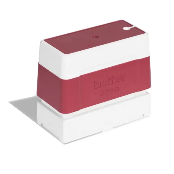 Brother PR2770R6P Pacote com 6 suportes de carimbos originais - 27x70mm - cor vermelha