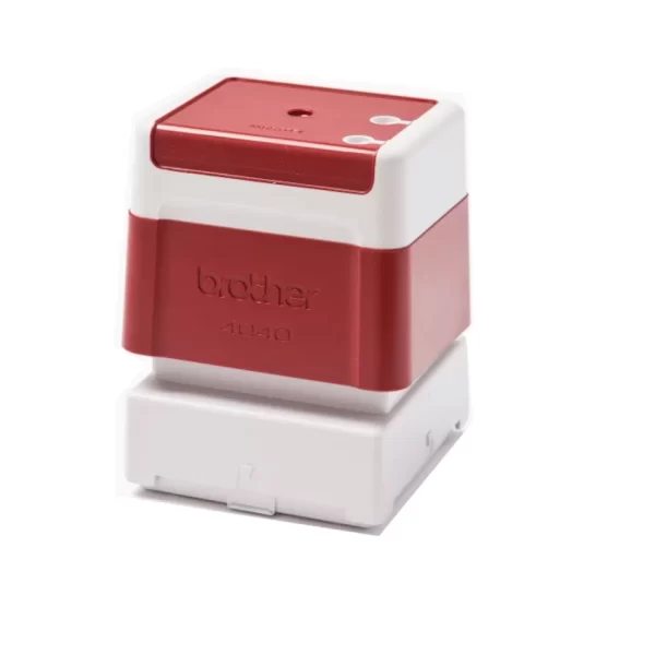 Brother PR4040R6P Pacote com 6 suportes de carimbos originais - 40x40mm - cor vermelha