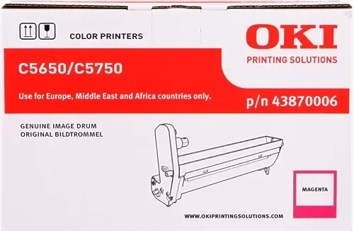 Tambor de imagem original magenta OKI C5650/C5750 - 43870006 (tambor)