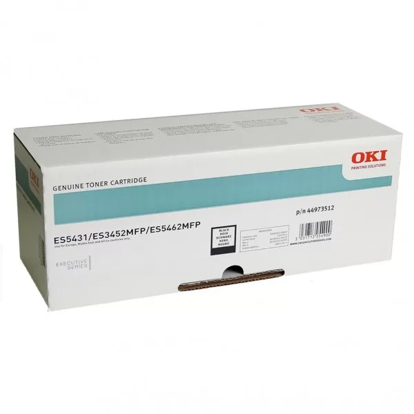 OKI Executive ES3452 MFP/ES5431DN/ES5462 MFP Preto Cartucho de Toner Original - 44973512