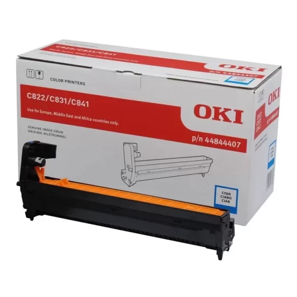 Tambor de imagem original OKI C822/C831/C841 cyan - 44844407 (tambor)
