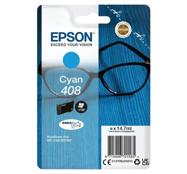 Cartucho de tinta original Epson 408 cyan - C13T09J24010