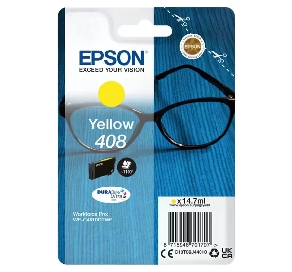Cartucho de tinta amarelo original Epson 408 - C13T09J44010