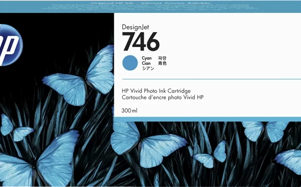 Cartucho de Tinta HP 746 cyan Original - P2V80A